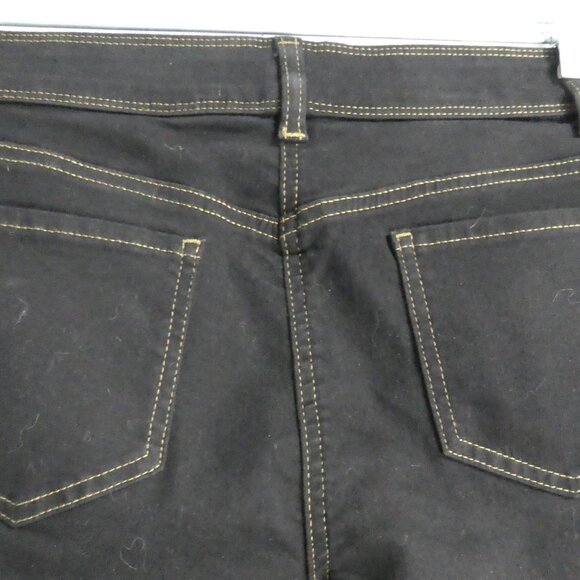 ALIA | size 12 | Black Denim With Contrasting Front and Back Stitching | NWOT - Picture 11 of 16